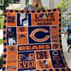 Chicago Bears 3 Blanket Quilt TH21