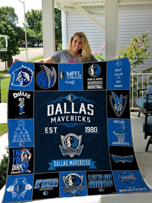 Dallas Mavericks Blanket Quilt B23