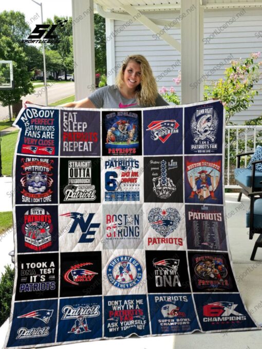 New England Patriots 1 Blanket Quilt Rze1 (Copy)