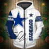 Dallas Cowboys 1 Hoodie Zip Hoodie 3D B20