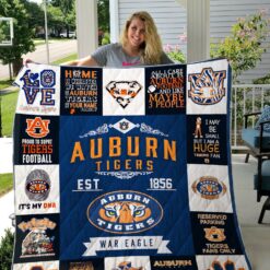 Auburn Tigers Blanket Quilt Rze2