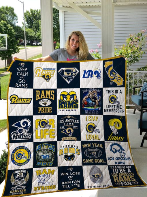 Los Angeles Rams Blanket Quilt Rze2