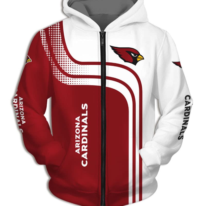Arizona Cardinals Hoodie Zip Hoodie 3D Rze1