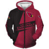 Arizona Cardinals 1 Hoodie Zip Hoodie 3D Rze1