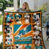 Miami Dolphins 2 Blanket Quilt M08