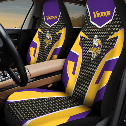 Minnesota Vikings Seat Covers Rze2 - Image 3