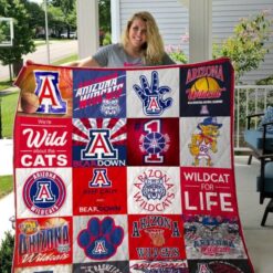 Arizona Wildcats 1 Blanket Quilt Rze1