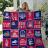Arizona Wildcats 3 Blanket Quilt Rze1