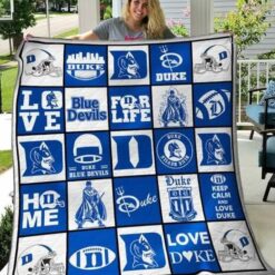 Duke Blue Devils 1 Blanket Quilt Rze1