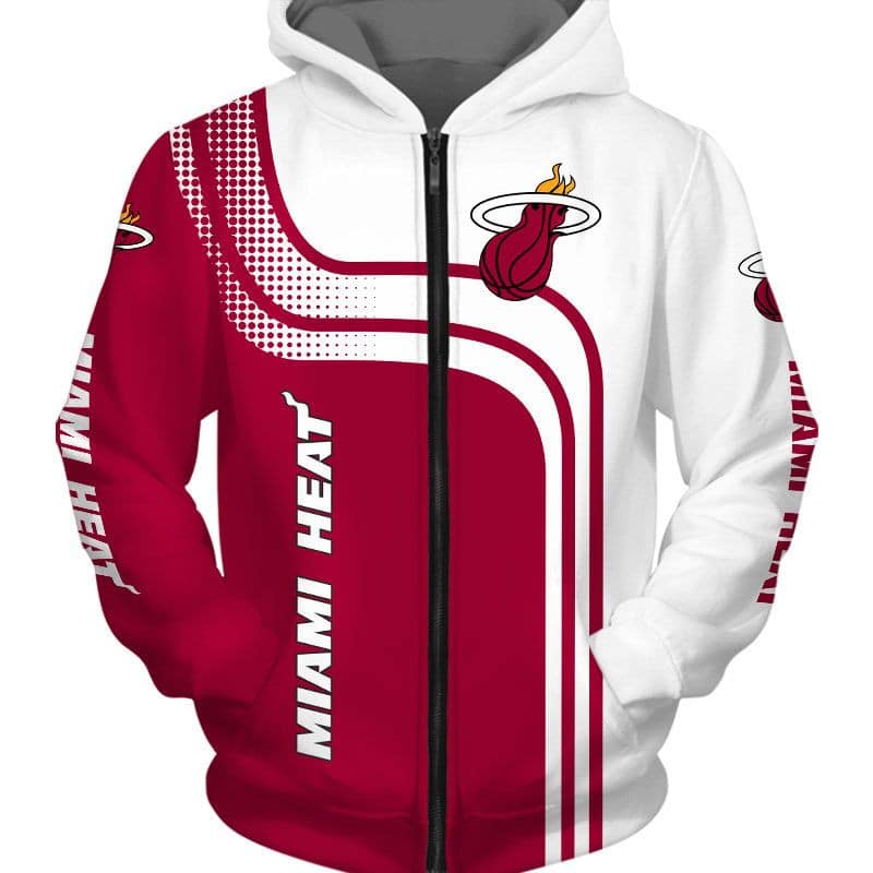 Miami Heat Hoodie Zip Hoodie 3D Rze1