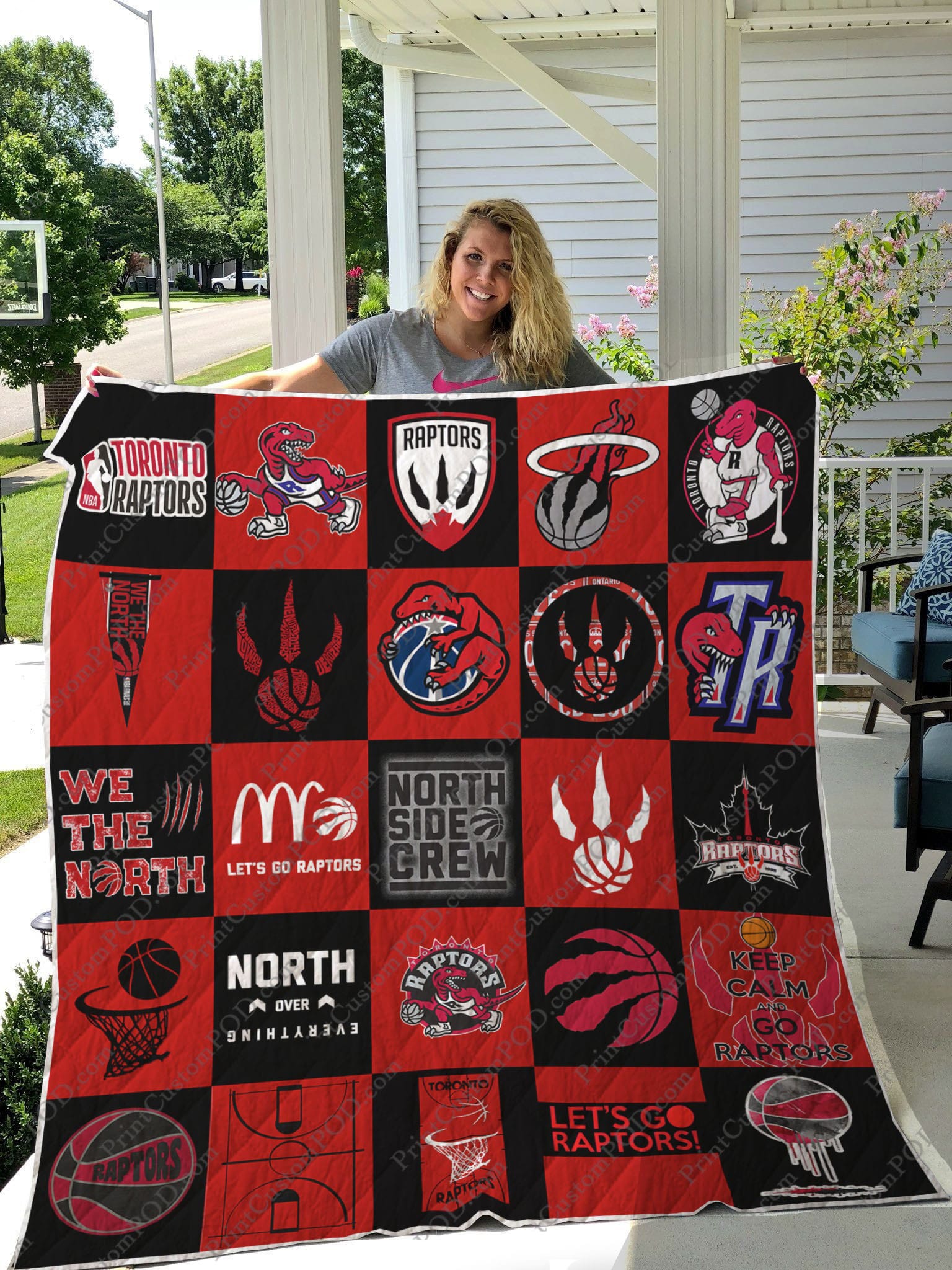 Toronto Raptors Blanket Quilt Rze1