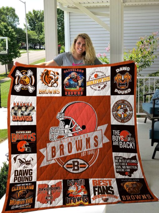 Cleveland Browns Blanket Lover Quilt Rze2