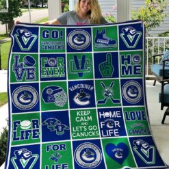 Vancouver Canucks 1 Quilt Blanket Quilt Rze1