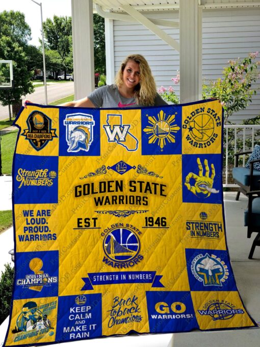 Golden State Warriors Blanket Quilt Rze2