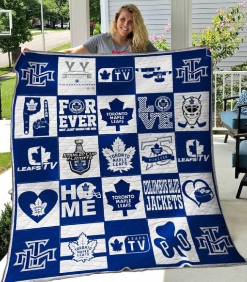 Toronto Maple Leafs Quilt Blanket Rze2