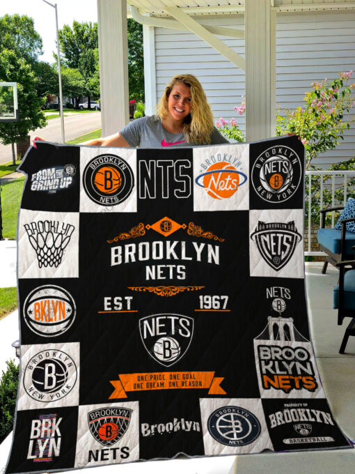 Brooklyn Nets Quilt Blanket Rze2