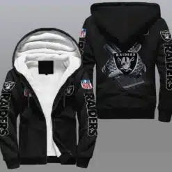 Las Vegas Raiders Fleece Jacket Rze1