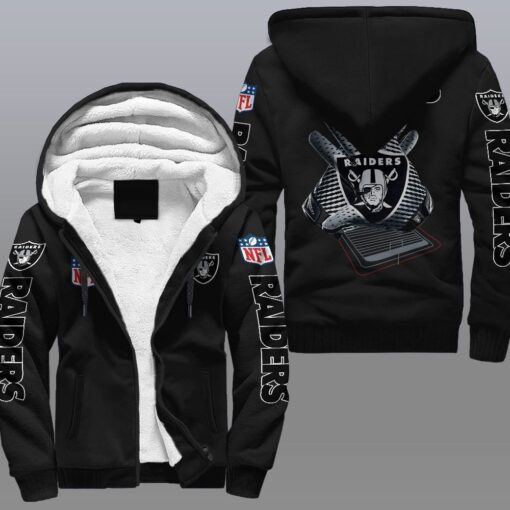 Las Vegas Raiders Fleece Jacket Rze1