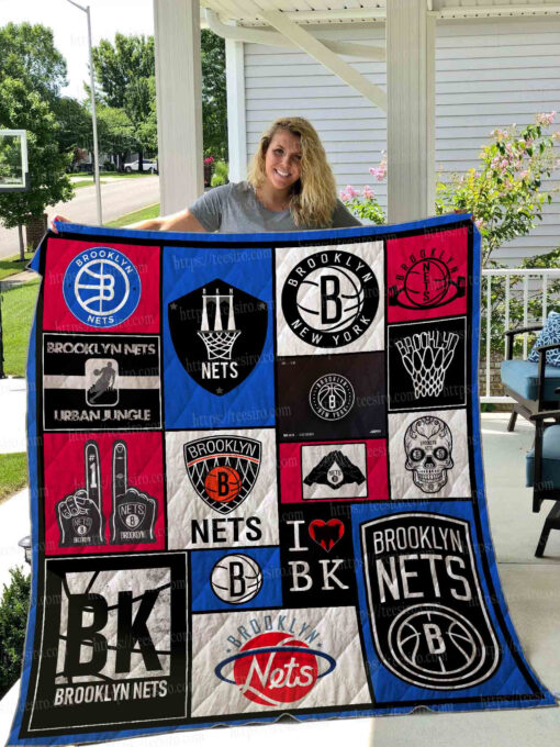 Brooklyn Nets Blanket Quilt Blanket Rze2