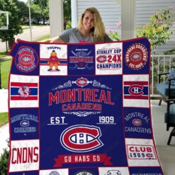 Montreal Canadiens Quilt Blanket Rze2