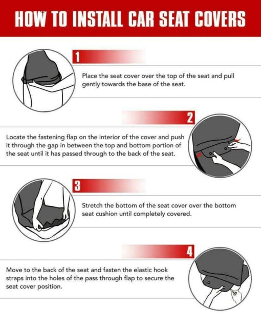 Montreal Canadiens Seat Covers Rze2 - Image 2