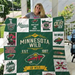 Minnesota Wild Quilt Blanket B23