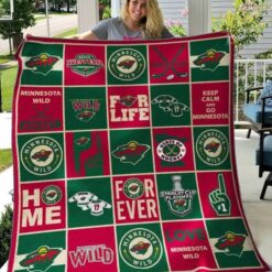 Minnesota Wild 1 Quilt Blanket B23