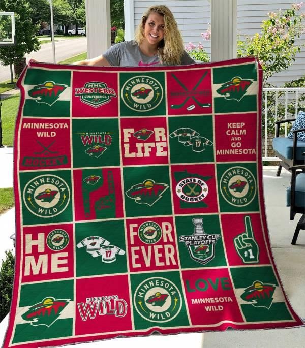 Minnesota Wild 1 Quilt Blanket B23