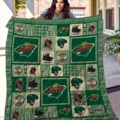Minnesota Wild Quilt Blanket B23