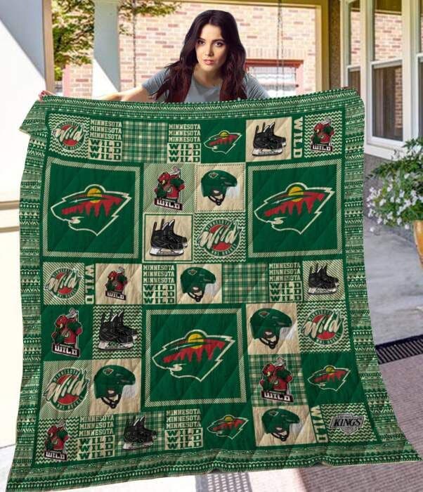 Minnesota Wild Quilt Blanket B23