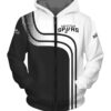 San Antonio Spurs Hoodie Zip Hoodie 3D Rze1