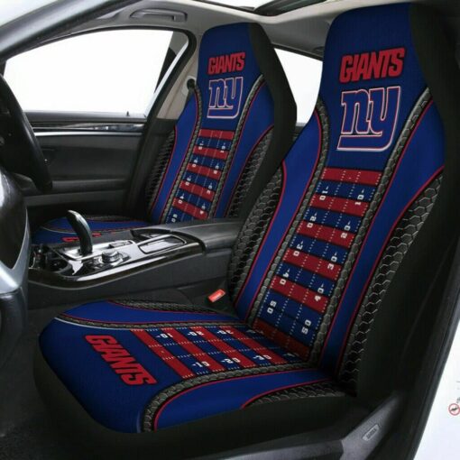 New York Giants Leather Seat Covers TH21