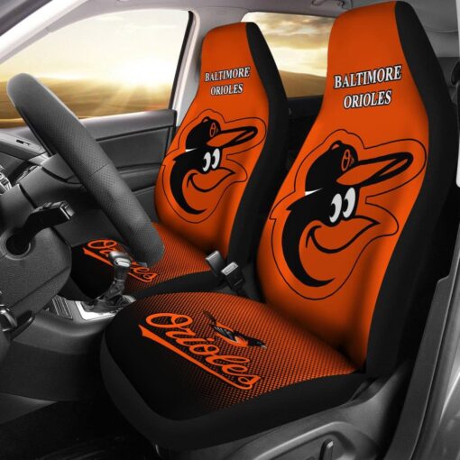 Baltimore Orioles 2 Car Seat Covers Rze1