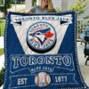 Toronto Blue Jays Blanket Quilt Rze1