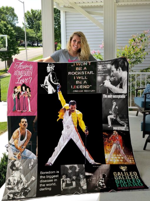 Freddie Mercury Blanket Quilt Rze1