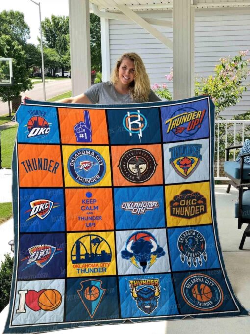 Oklahoma City Thunder Blanket Quilt HL93