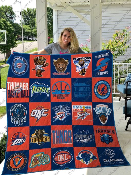 Oklahoma City Thunder 1 Blanket Quilt HL93