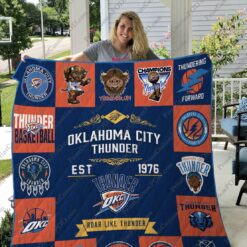 Oklahoma City Thunder 2 Blanket Quilt HL93