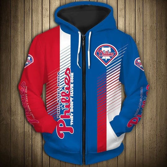 Philadelphia Phillies 1 Zip Hoodie 3D Rze1