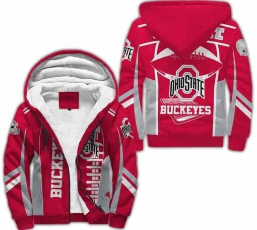 Ohio State Buckeyes Fleece Jacket Rze1