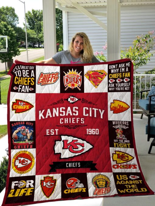 Kansas City Rze2iefs Quilt Blanket Quilt Rze2