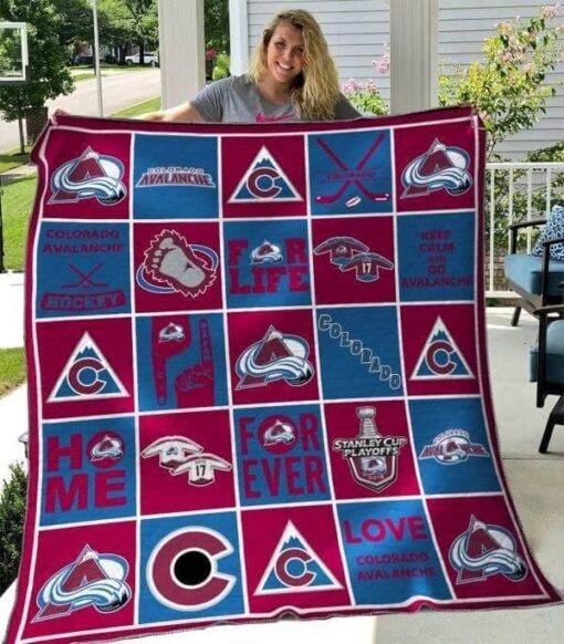 Colorado Avalanche Blanket Quilt Rze2