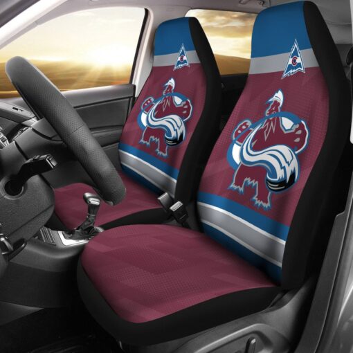 Colorado Avalanche Car Seat Covers Rze2 - Image 6