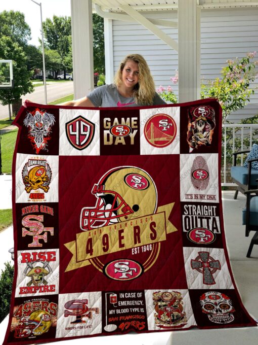 San Francisco 49ers Blanket Quilt Blanket Rze2