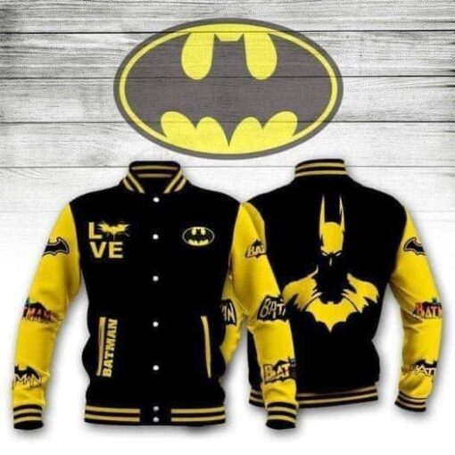 The Bat Man Baseball Jacket MIH08