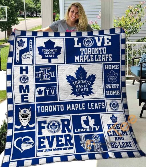 Toronto Maple Leafs Blanket Quilt Blanket Rze2