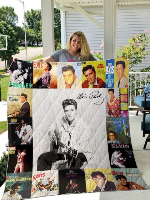 Elvis Presley Quilt Blanket Rze1