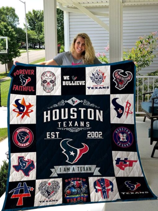 Houston Texans Quilt Blanket B23