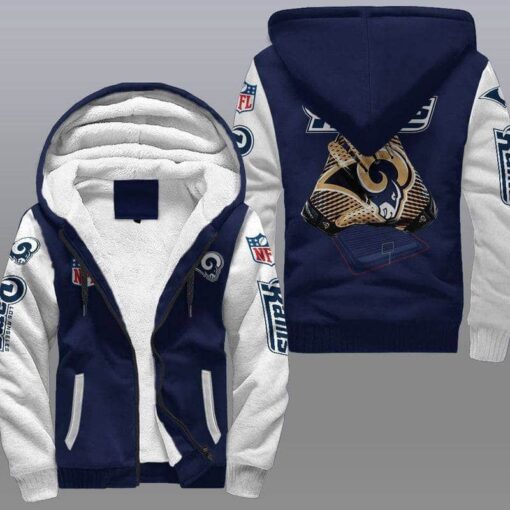Los Angeles Rams Fleece Jacket Rze2