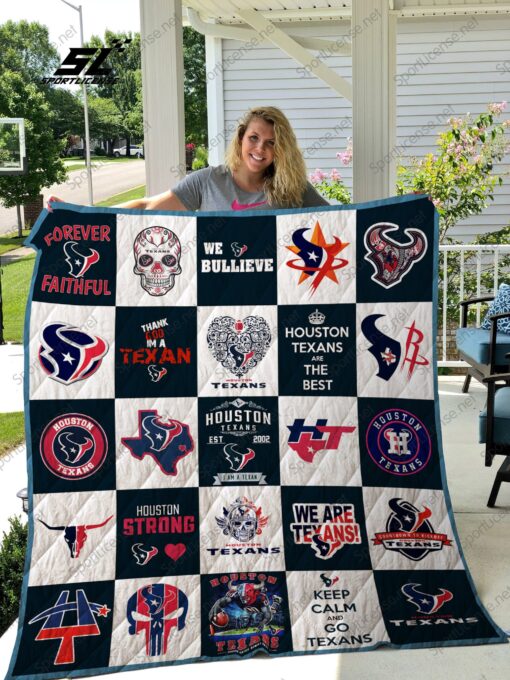Houston Texans 1 Quilt Blanket Rze1